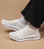 On Cloudtilt Off White Running Shoes Minimal Design with CloudTec Phase Cushioning