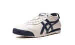 Onitsuka Tiger Mexico 66 White Sneakers with Navy Stripes Vintage Style – Onitsuka Tiger