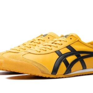 Onitsuka Tiger Mexico 66 Yellow Sneakers with Black Stripes Kill Bill Edition Retro Style – Onitsuka Tiger