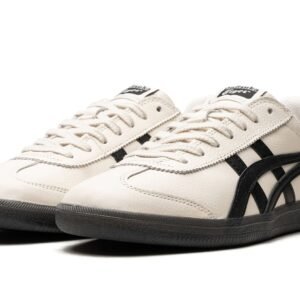 Onitsuka Tiger Tokuten Cream Sneakers with Black Stripes Gum Sole Classic Style – Onitsuka Tiger
