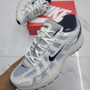 P-6000 Silver Blue Sneakers – Premium Retro Running Shoes