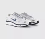 P-6000 White & Navy Sneakers – Classic Mesh Casual Shoes