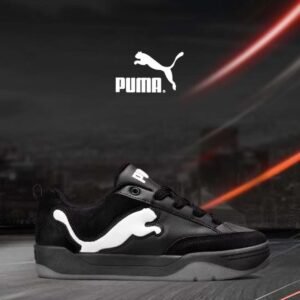 Puma Black Sneakers with White Formstrip Gum Sole Classic Low Top – Puma