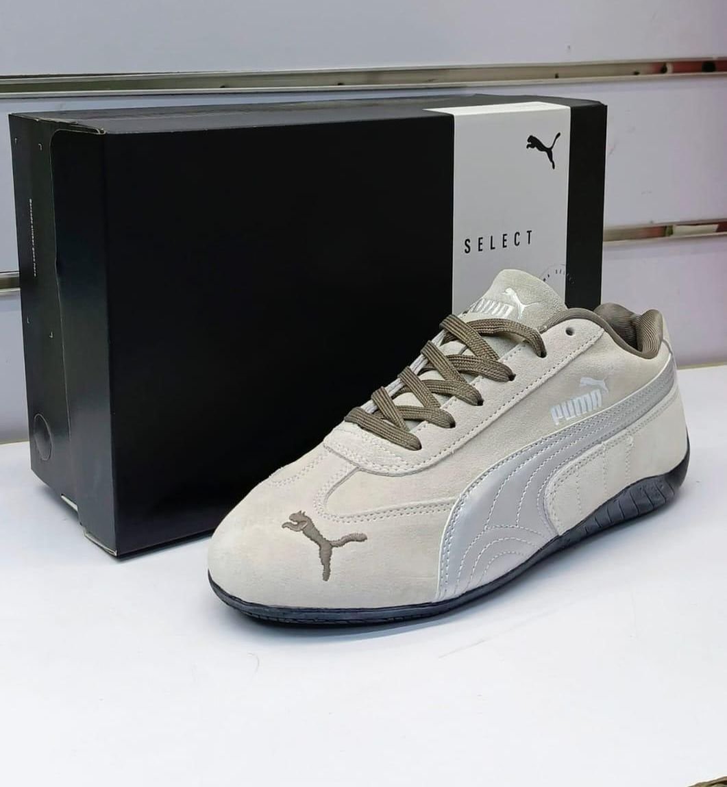 Puma Speed Cat OG Beige Suede Sneakers – Comfort & Premium Streetwear Style