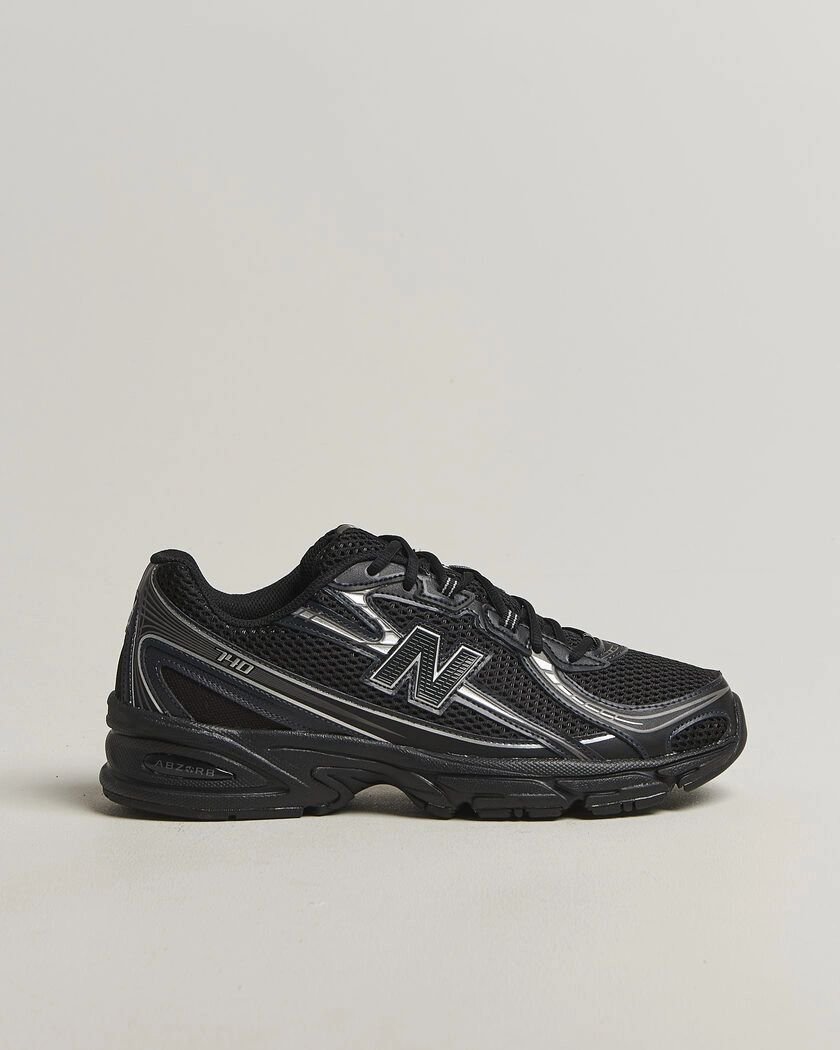 Triple Black Mesh Athletic Running Shoes – New Balance 740
