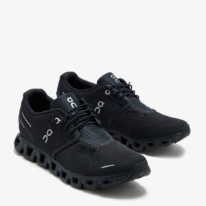On Cloud 6 All Black Running Shoes Breathable Mesh with CloudTec Cushioning