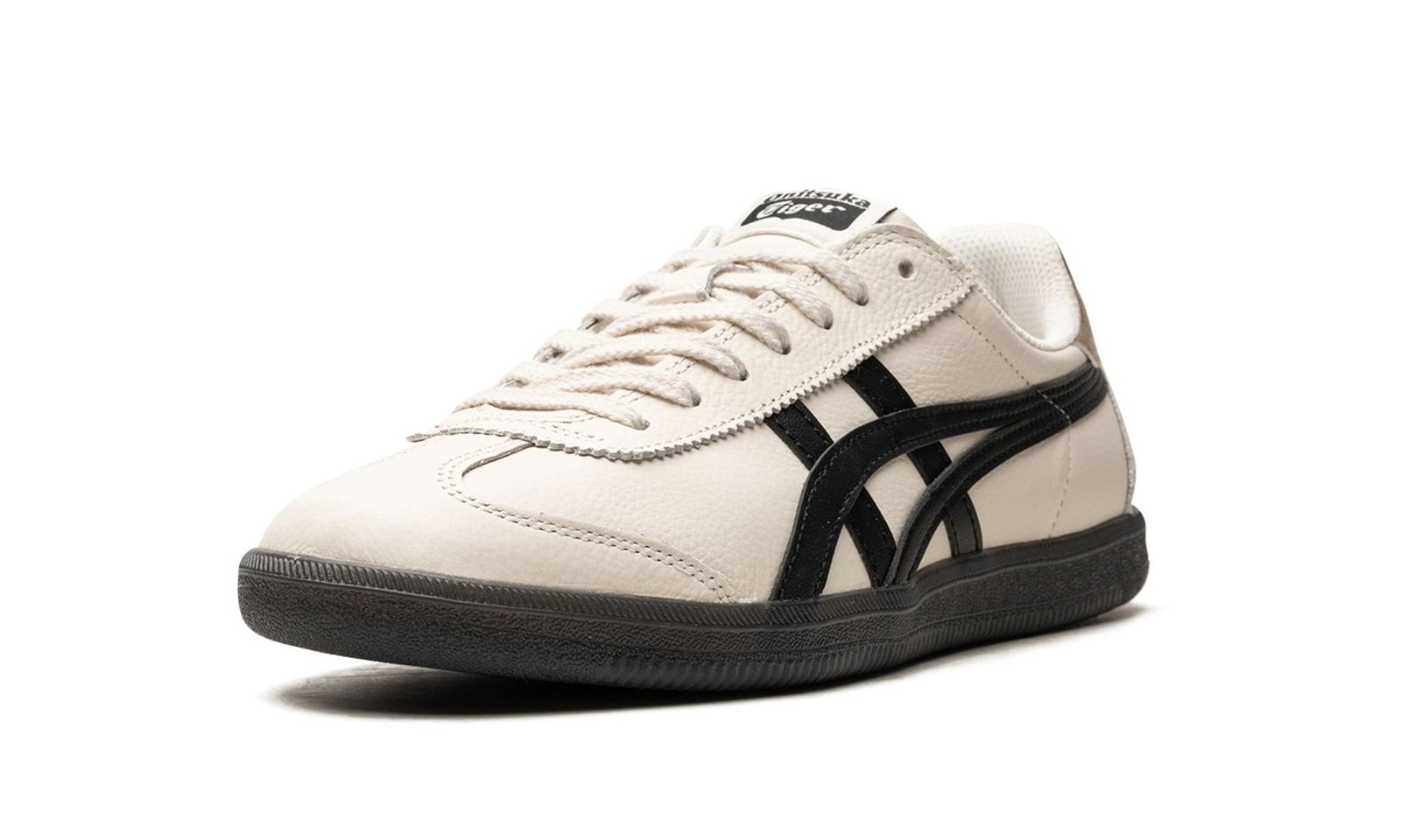 Onitsuka Tiger Tokuten Cream Sneakers with Black Stripes Gum Sole Classic Style – Onitsuka Tiger - Image 4
