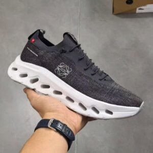 surfer Max Dark Grey Running Shoes – Lightweight Training Sneakers
