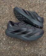 Adidas Adizero Triple Black Running Shoes Stealth Performance Design with Lightweight Cushioning