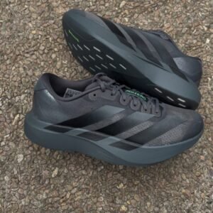 Adidas Adizero Triple Black Running Shoes Stealth Performance Design with Lightweight Cushioning